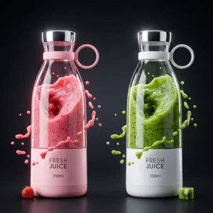 Hordozható mini turmixgép USB tölthető smoothie palack 350 ml
